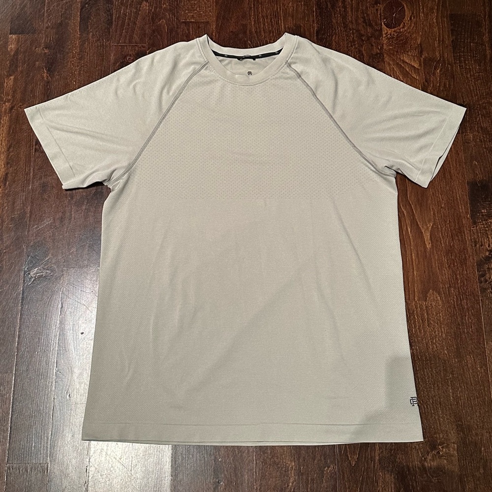 Reigning Champ Engineered Knit Seamless Training Shirt (Heather Grey / Size L)